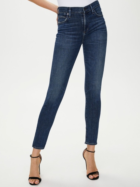 Citizens Of Humanity Denim - Citizens Of Humanity Rocket Crop High Rise Skinny Jeans - Dark Indigo